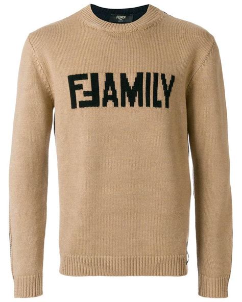 mens fendi family sweater|fendi sweat suit for men.